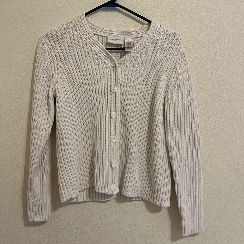 Liz Claiborne White Sweater